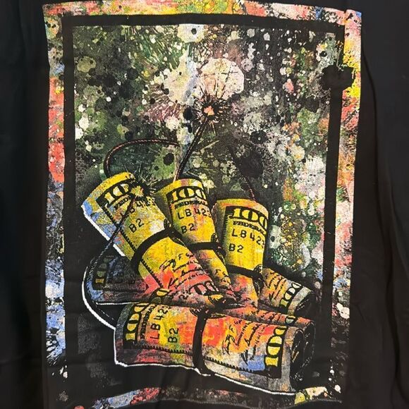 The C.O.O.L Trippy Money Rolls Tshirt - as Medium - Picture 2 of 4